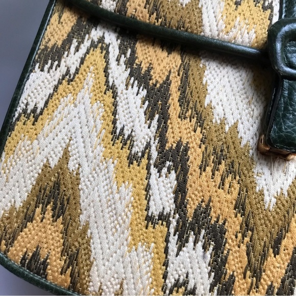 NETTIE ROSENSTEIN Tapestry Tribal Print RARE EDITION Mini Handbag - Picture 13 of 17